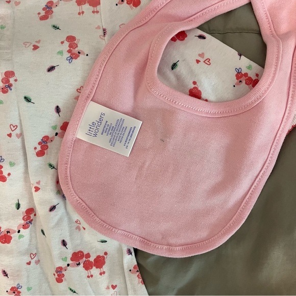 Little Wonders 4 Piece Layette Poodle Set - Size 0 - 3 Months - Picture 3 of 7